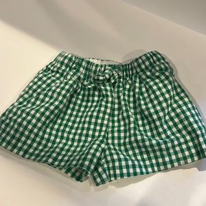 J.crew crewcuts gingham shorts with bow tie